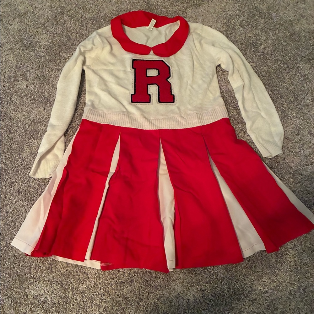 Red and White Cheerleader Women’s Costume